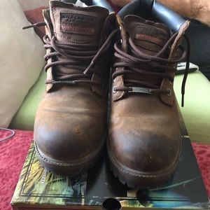 Brown Utility Waterproof Work Boots